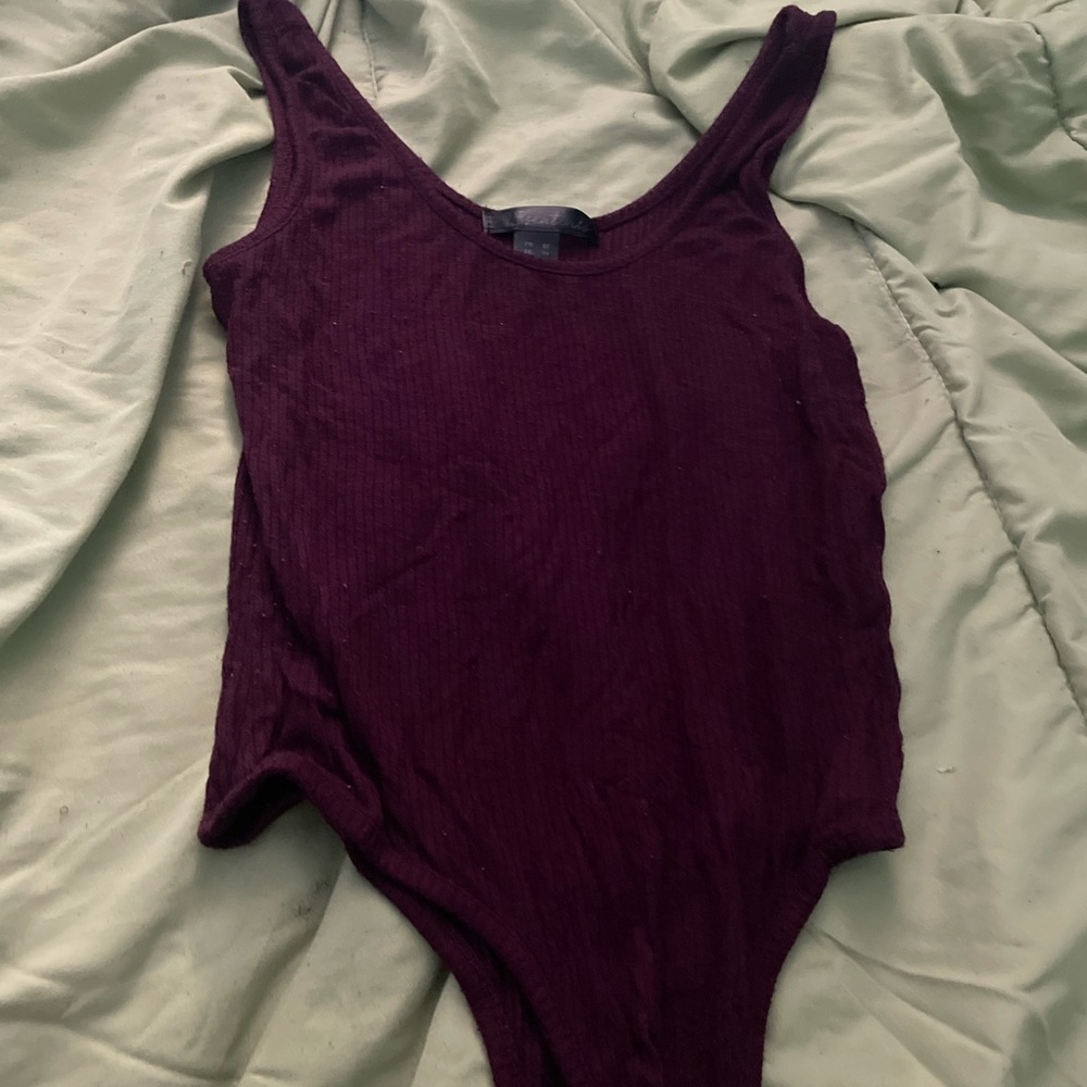 Burgundy  One Piece